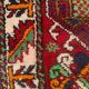 Vintage western Turkish rug oriental 120x80 cm tribal carpet, red