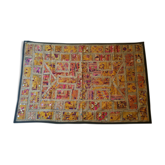 Indian embroidered tapestry