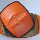 Enamelled cast iron casserole Le Creuset 4L5 designed by Raymond Loewy Vintage