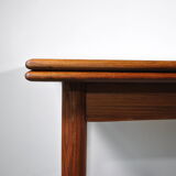Extendable rosewood dining table year 60