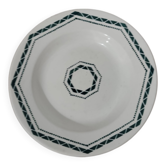 Assiette Givors modèle Elvire vert