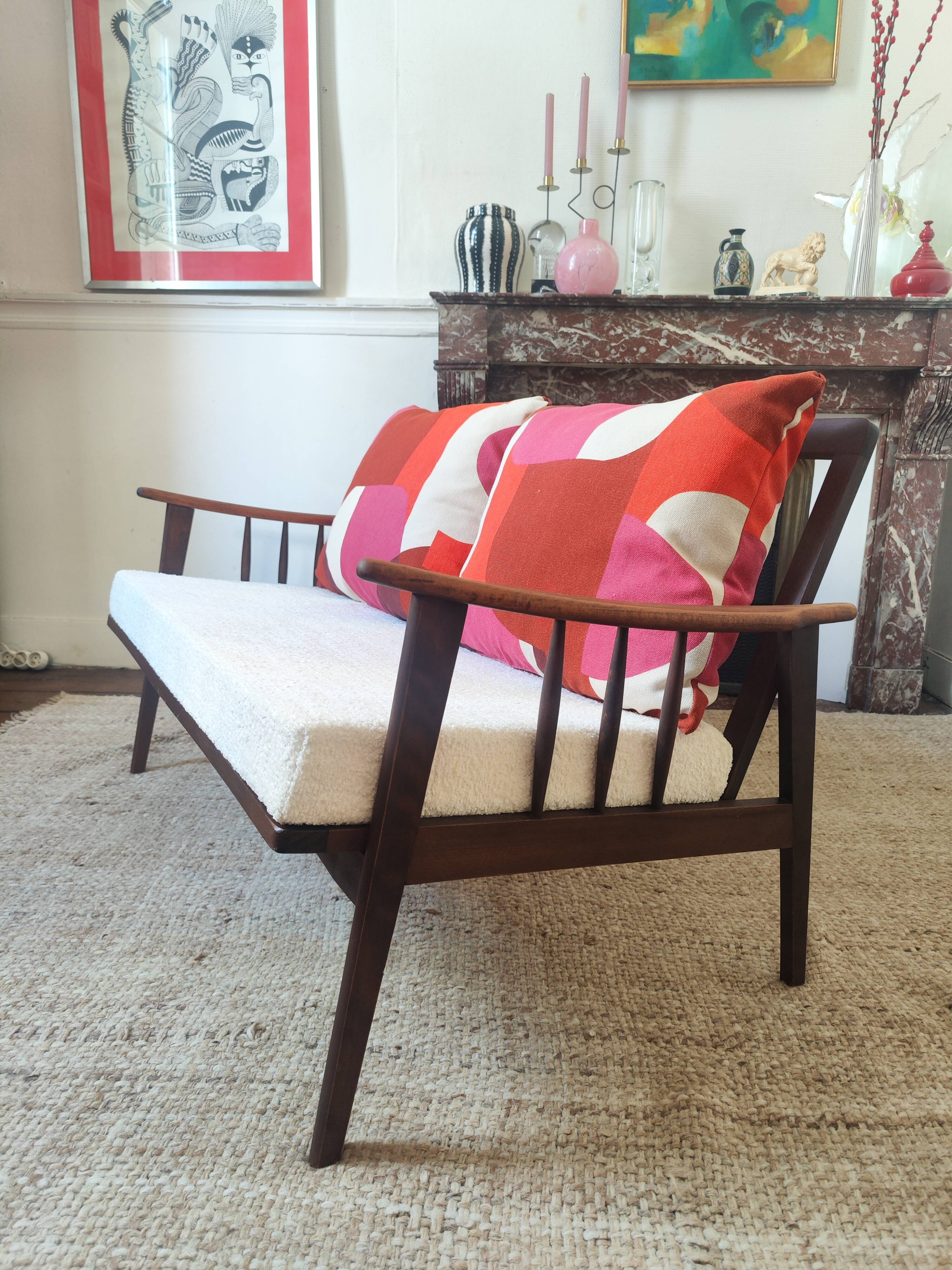 Scandinavian-style bench