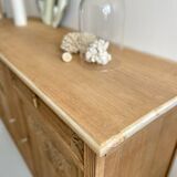 Grand buffet Art Déco en chêne massif - Enfilade vintage