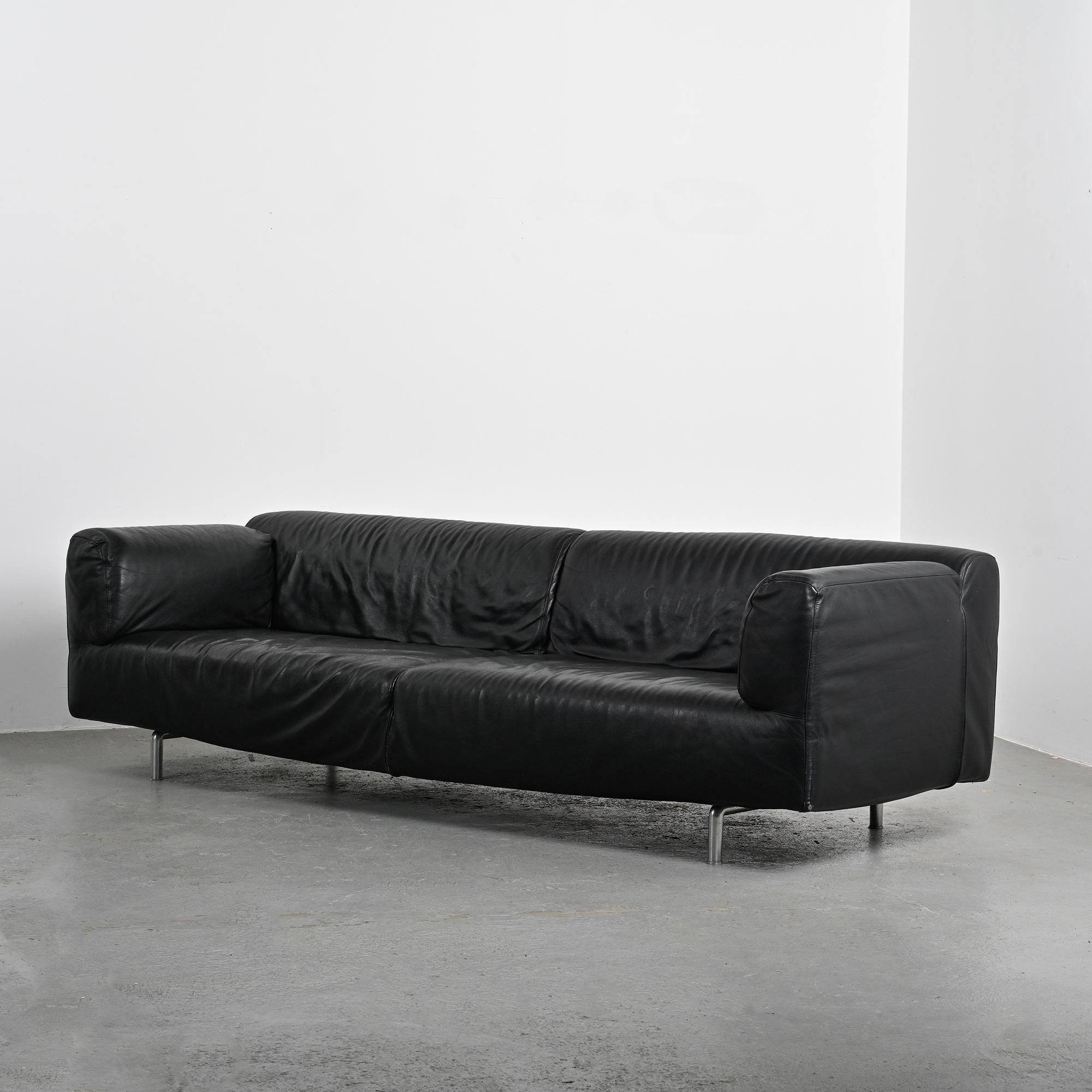 Three-seater sofa by Piero Lissoni, model Met, Cassina, circa 1996.