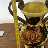 Medici vase in Vallauris ceramic, signed JTF