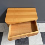 small hallway cabinet in unusual shape 1960s