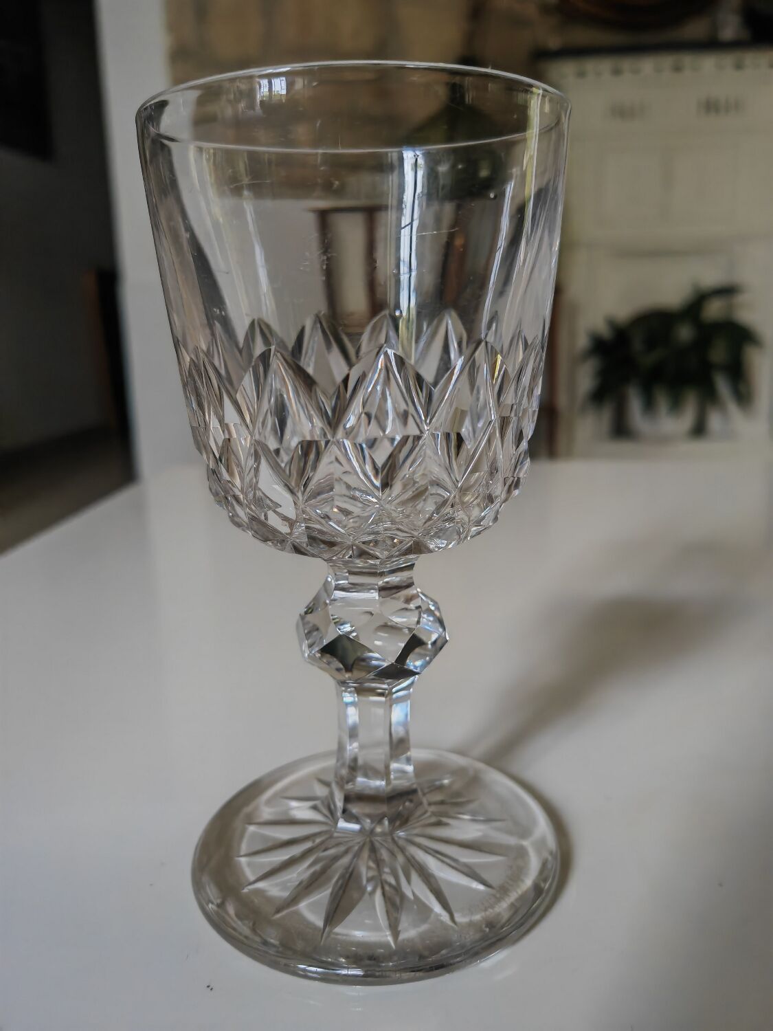 Saint Louis or Baccarat cut crystal glass