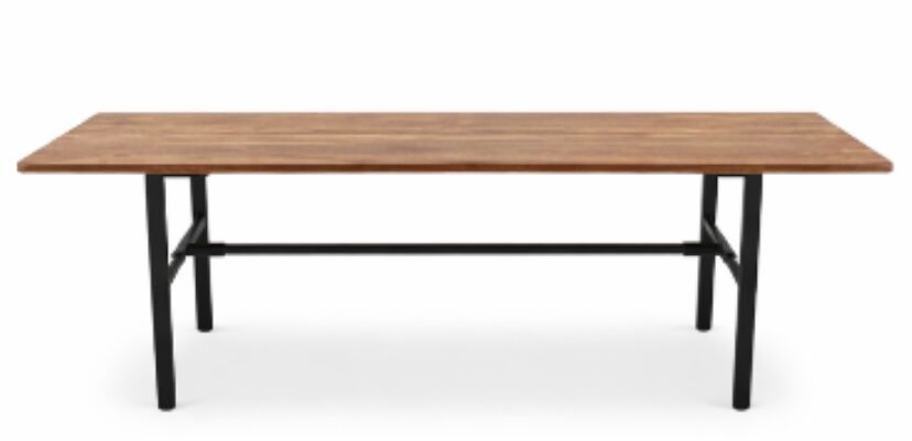 Vintage Scandinavian dining table in teak.