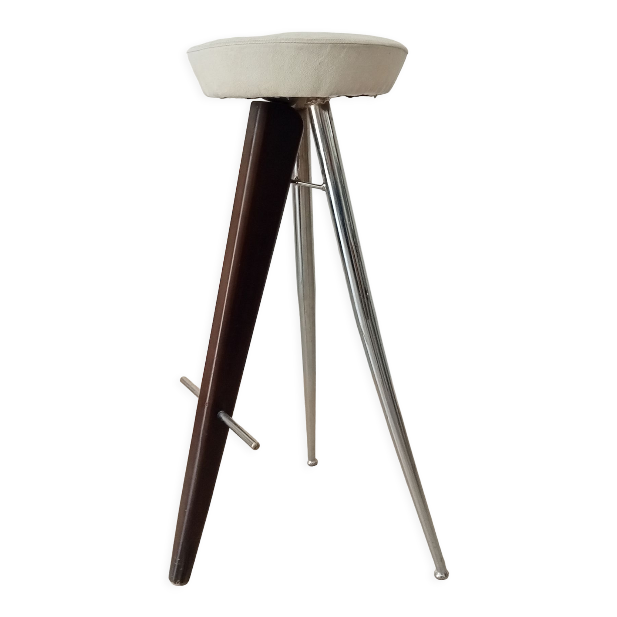 Vintage tripod top stool 60s/70s