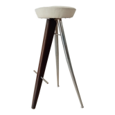 Tabouret haut tripode vintage années 60/70
