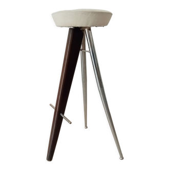 Vintage tripod top stool 60s/70s
