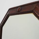 Miroir Art Déco français en bois, vers 1920