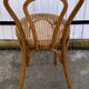 Chaise bistrot en bois courbé et cannage Horgen Glaris, Suisse vers 1900