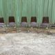 Chairs in plexiglas with chrome metal base