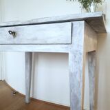 Old farm table in solid oak
