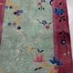Antique chinese carpet art deco handmade 79cm x 134cm 1920s
