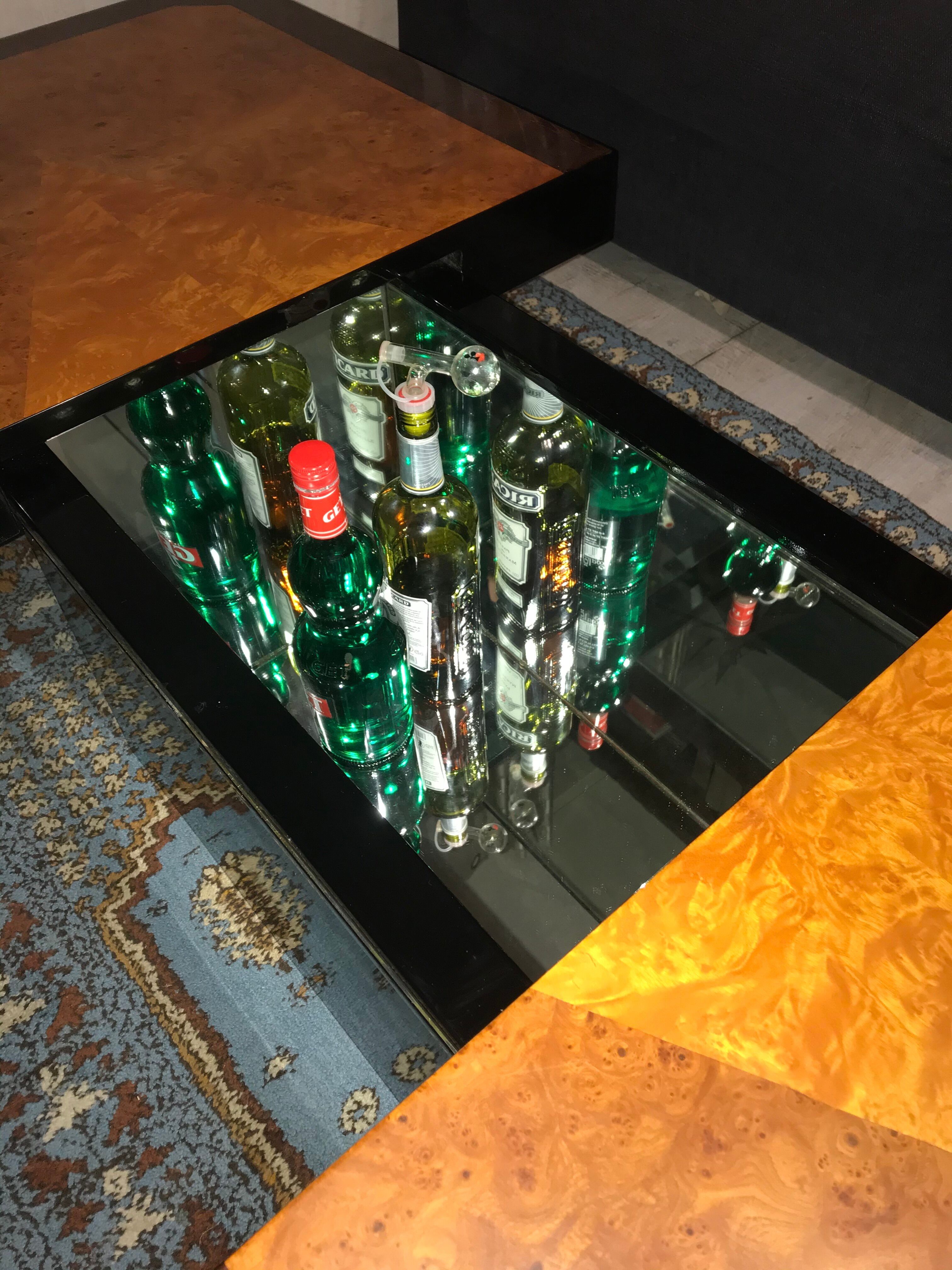 Coffee table bar