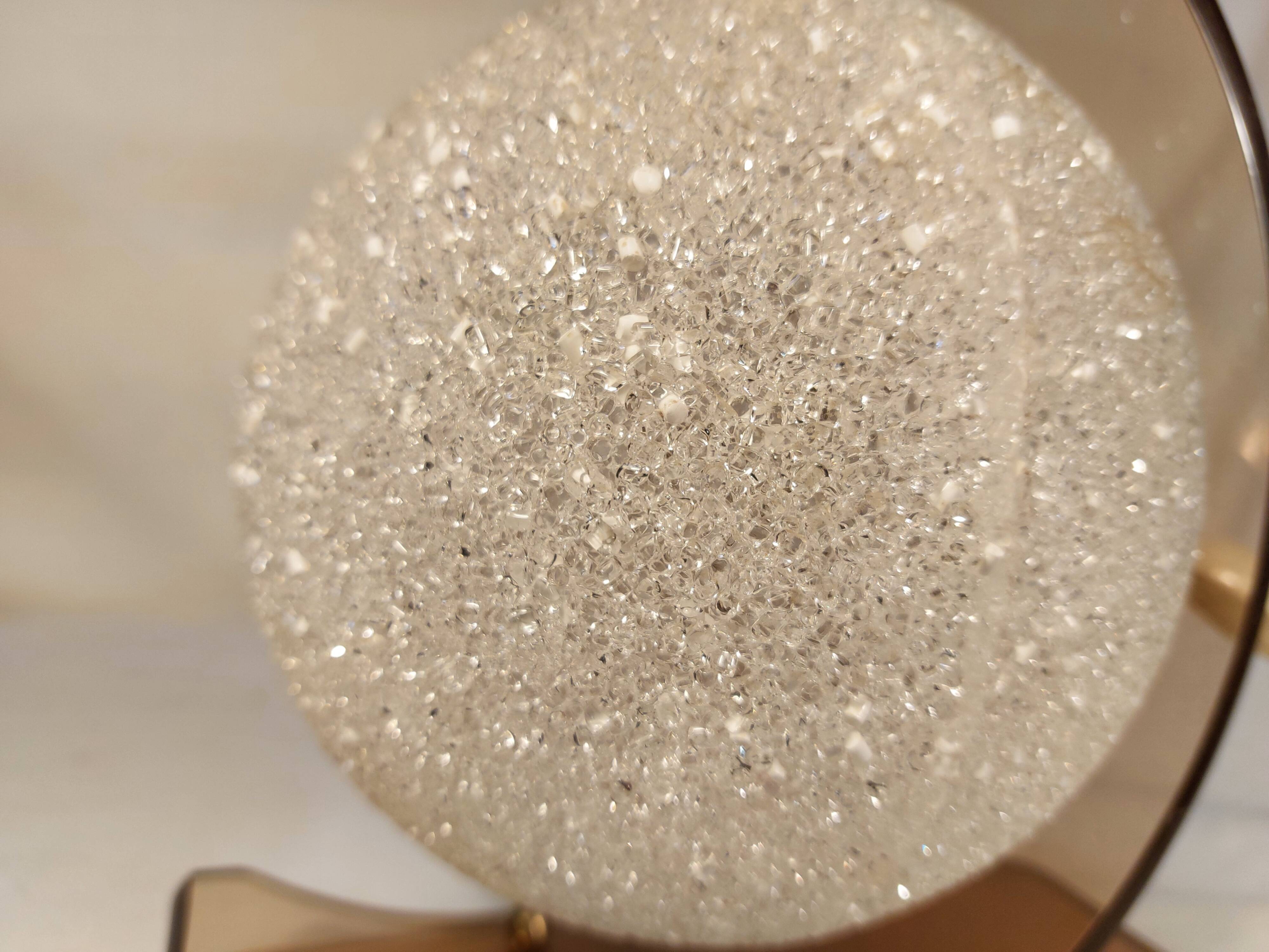 Vintage table lamp in plexiglass and Perspex