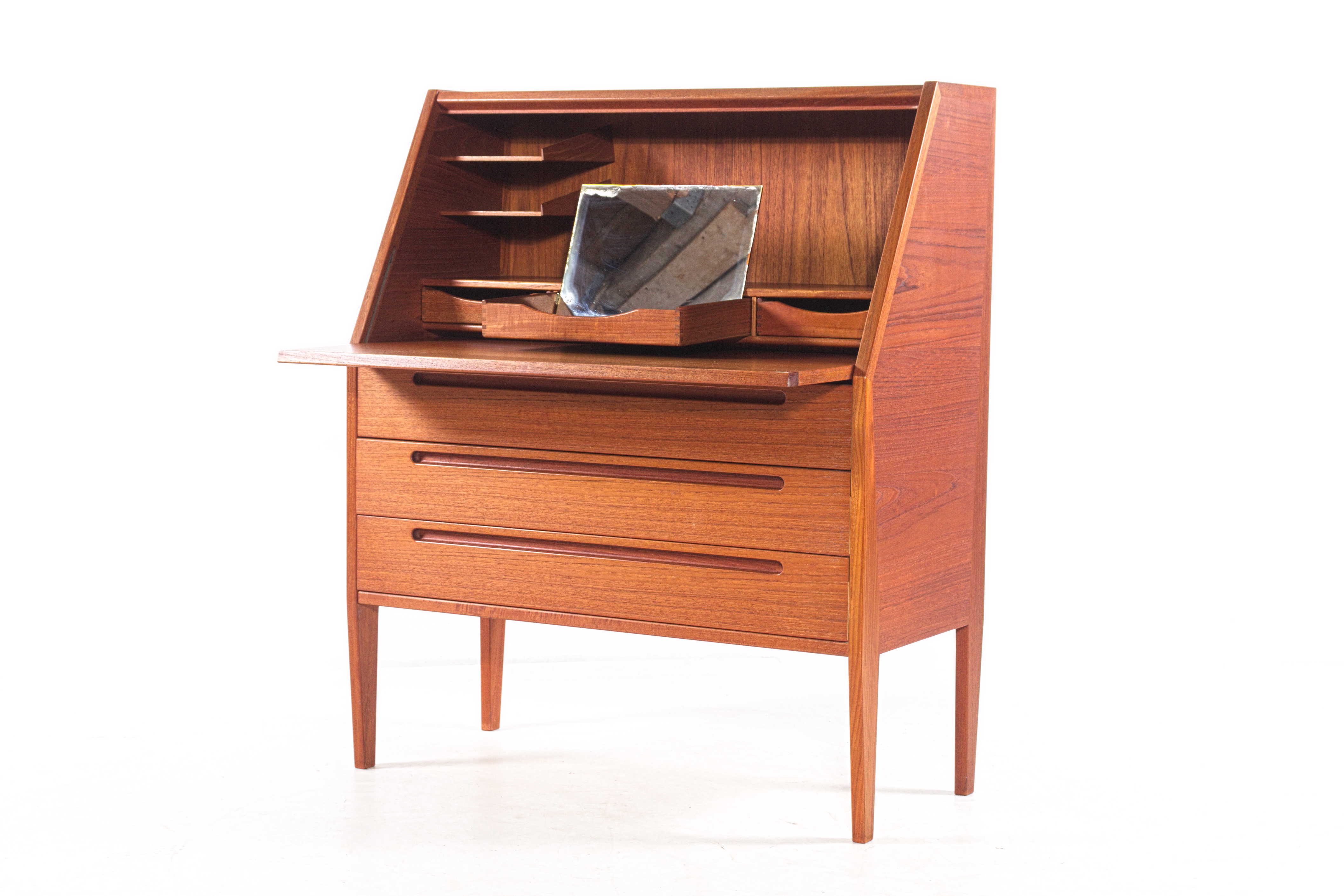 Secretary, teak, Nils Jonsson for  HJN Mobler, 1960