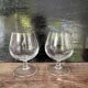 Verres à cognac en cristal d’Arques