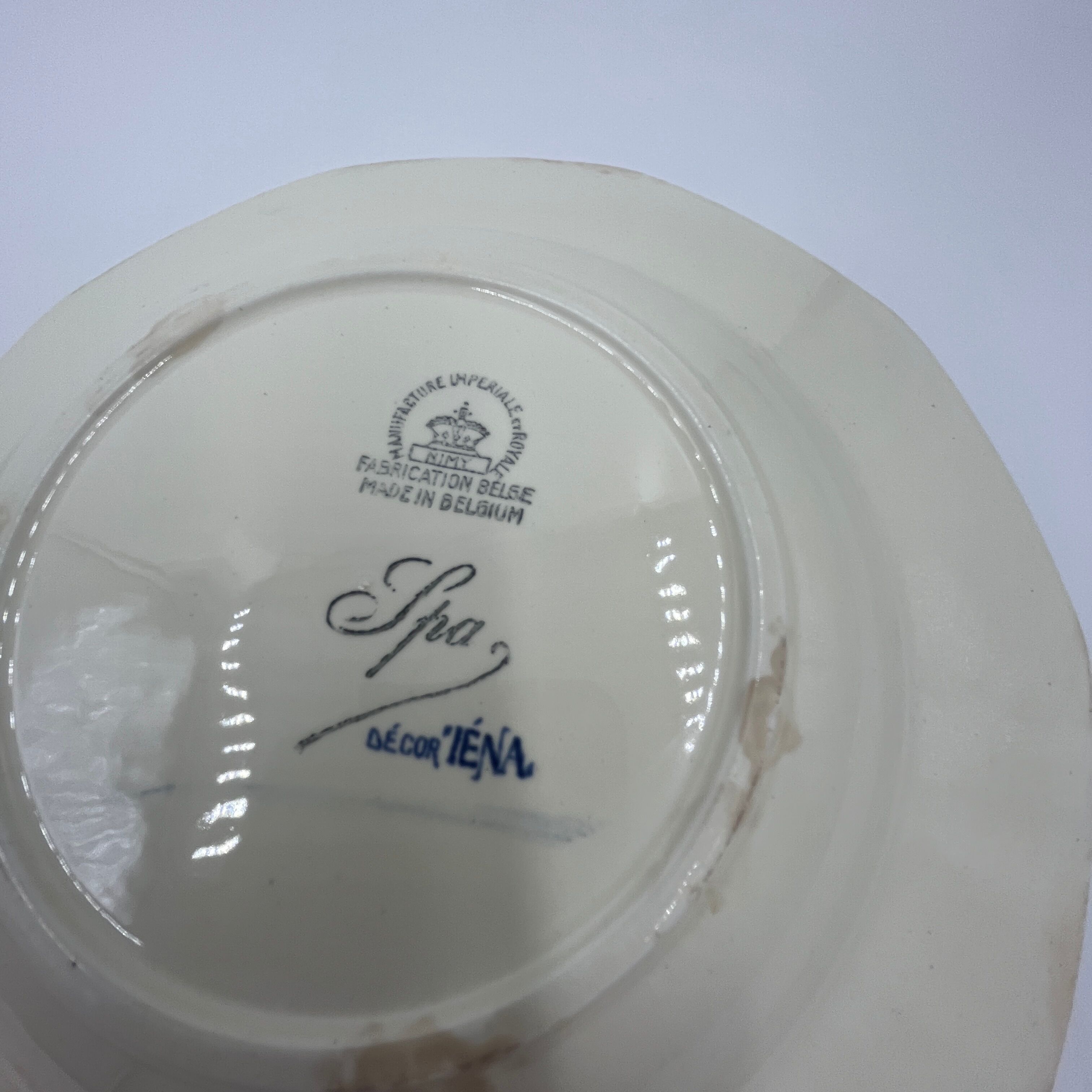 Lot de 4 assiettes décor Téna