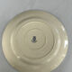 Old round ironstone plate from Gien, Chardons model - serving plate.