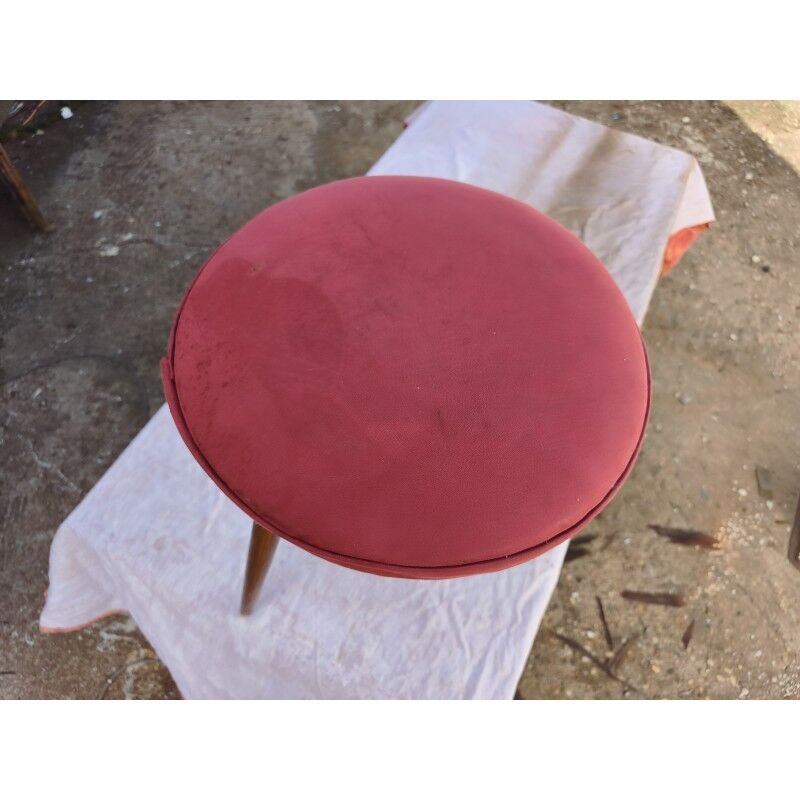 Tabouret Tacke Hocker vintage allemand année 50