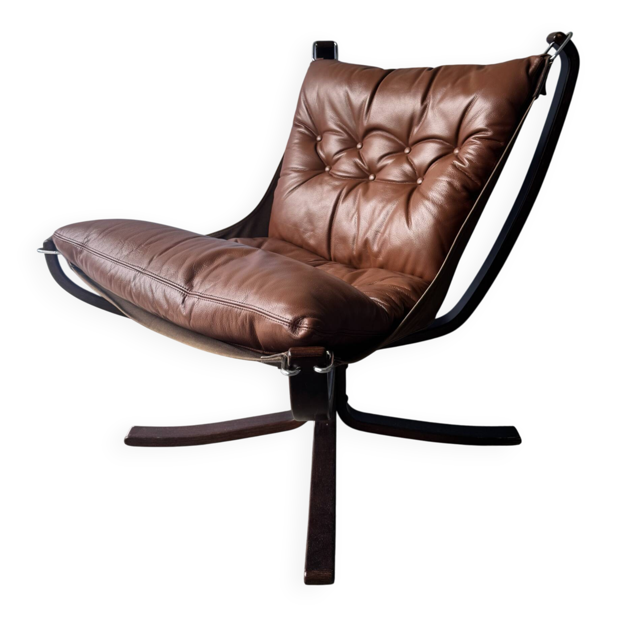 Vintage Scandinavian Falcon lounge chair by Sigurd Ressel, 1970.
