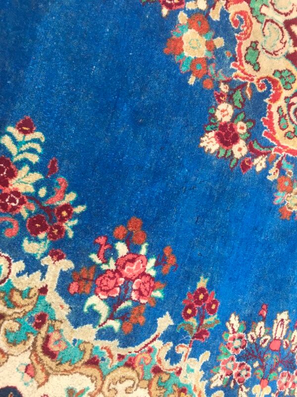 Persian vintage mahal rug handmade 258x373 cm