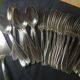 Silver metal housewife