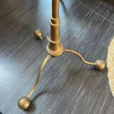 Old brass barber mirror
