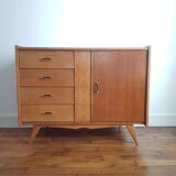 Vintage Scandinavian wooden row