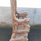 African wooden seat - tribal art from Benin