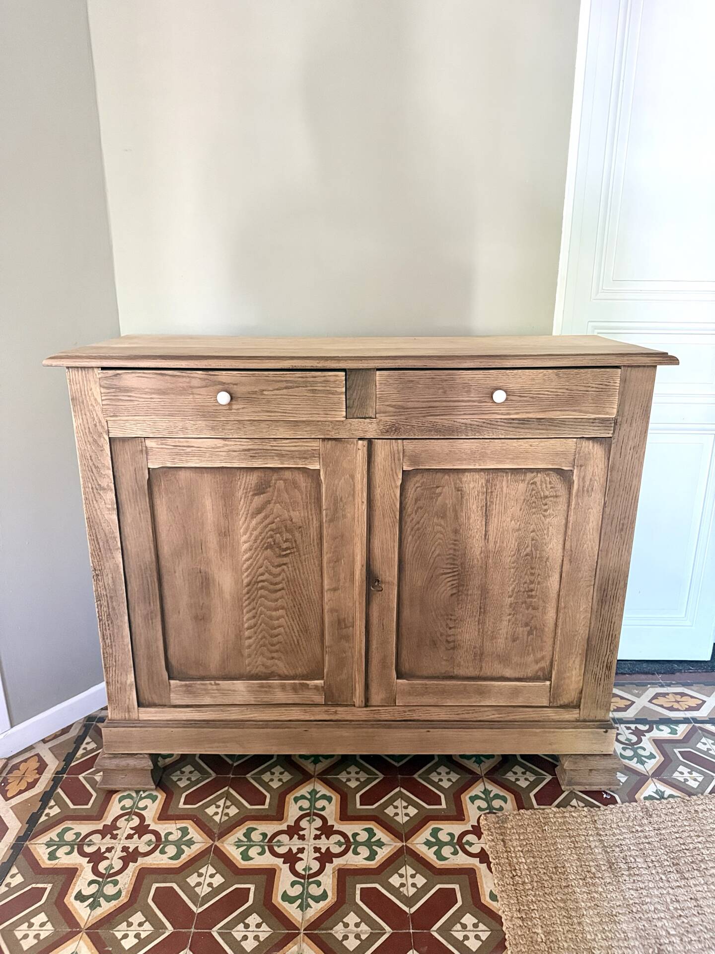 Solid oak sideboard