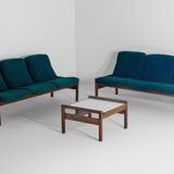 Rare mid-century sitting corner by Georges van Rijck, 1960s Belgium