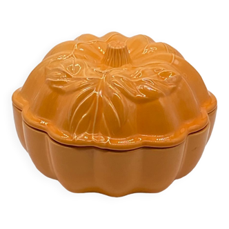 Pumpkin ceramic tureen 🎃, BCI, Brittany, vintage