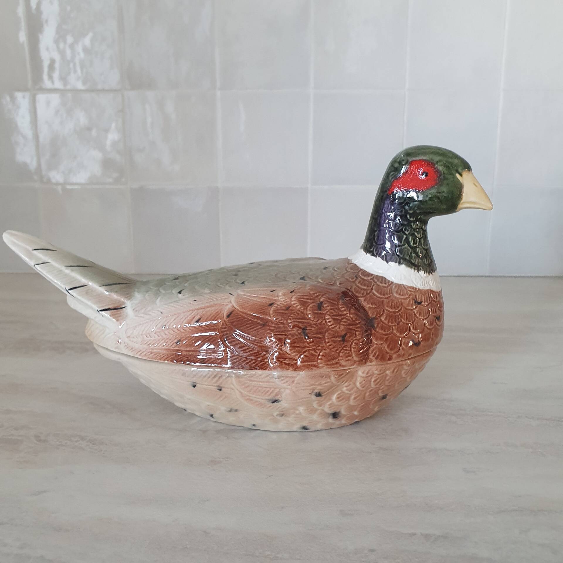 Michel Caugant / Ceramic Pheasant Terrine