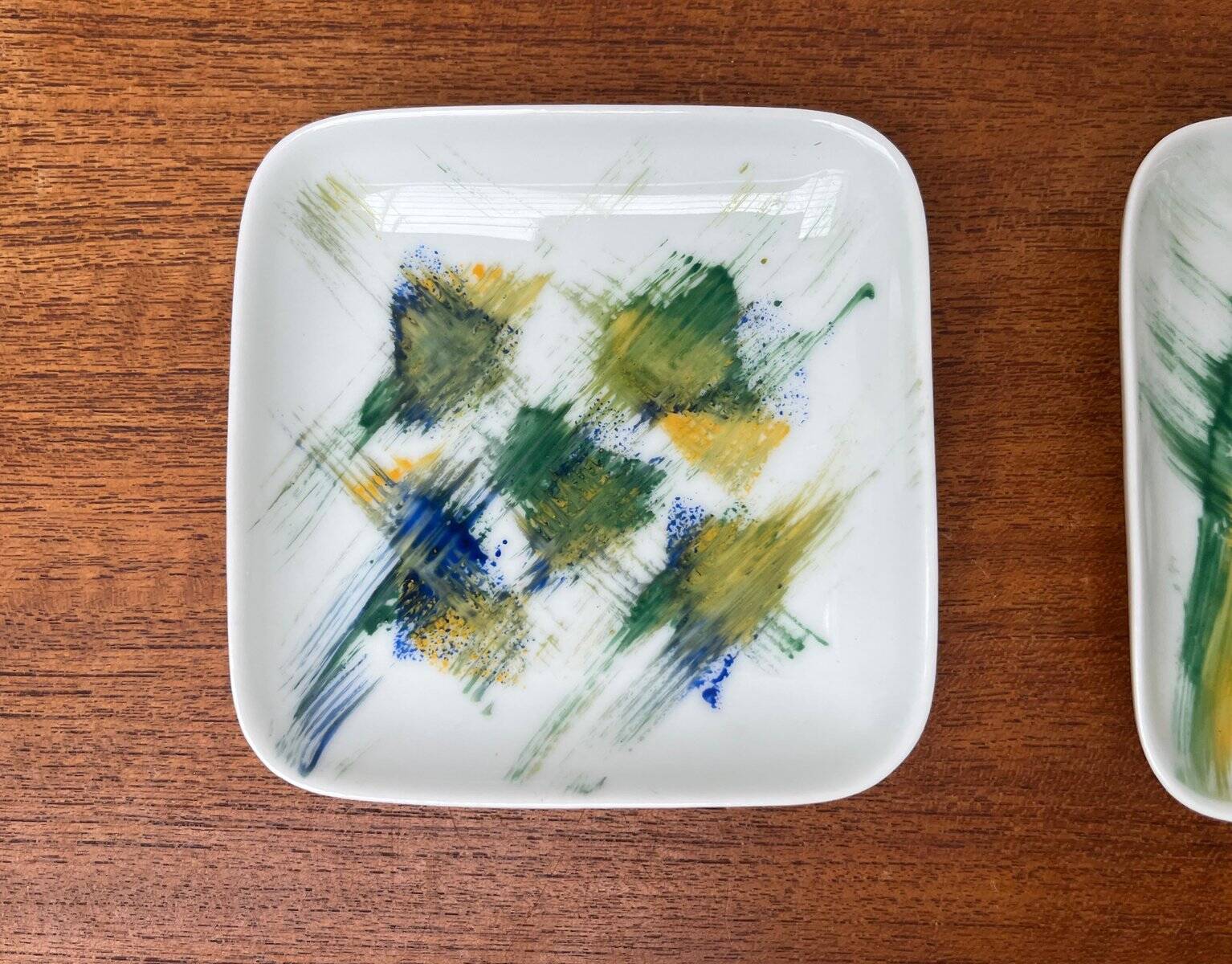 Vintage Danish ceramic wall plates from Bornholm, set of 2.