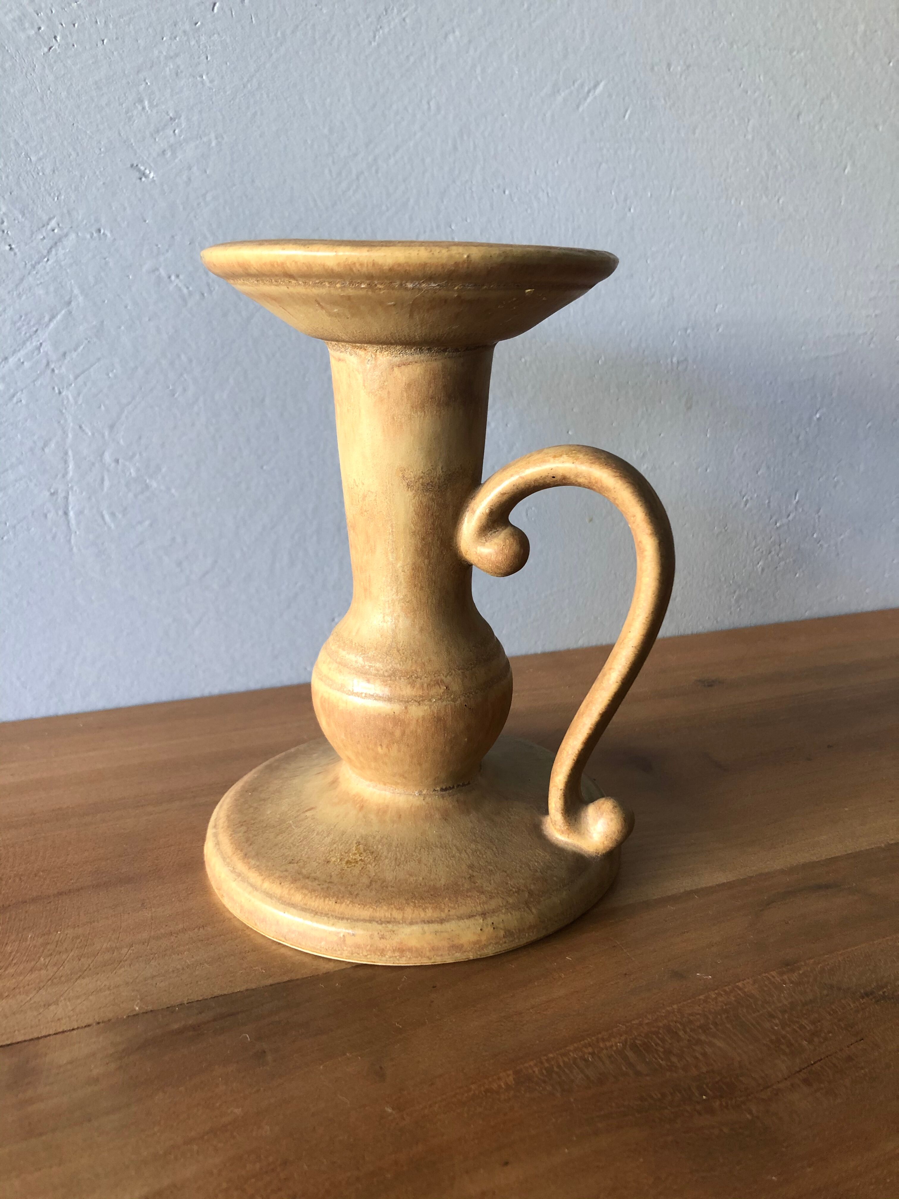 Ceramic candlestick