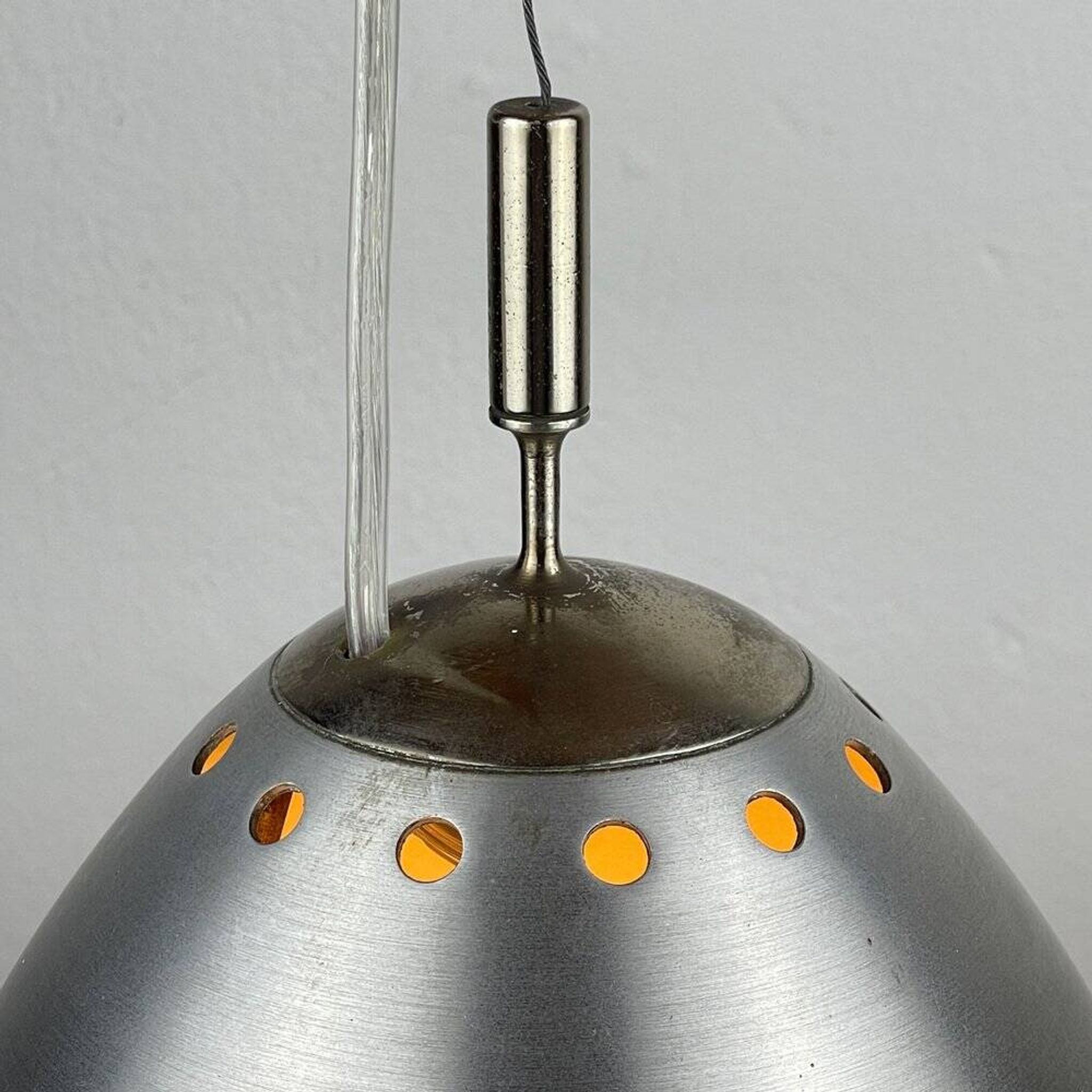 Modern Italian glass pendant from the mid-century, 1960s.