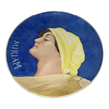 Plat faïence Montereau XIXe