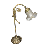 Art Nouveau bronze lamp