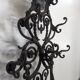 Cast iron coat rack for the cloakroom.
