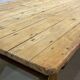 Early 20th-century farmhouse table made of fir, elm, and chestnut.