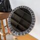 Oval ceramic mosaic mirror from the 50s/60s.