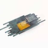 brutalist rough iron and glass wall sconce by Marcello Fantoni