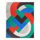 Sonia delaunay : composition bleu, vert et rouge - lithographie originale