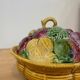 Sarreguemines 5183 barbotine compote dish