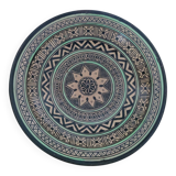 Large Antique Oriental Moroccan Ceramic Platter, 1950