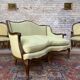 Sofa in natural wood style Louis XV XIX th century